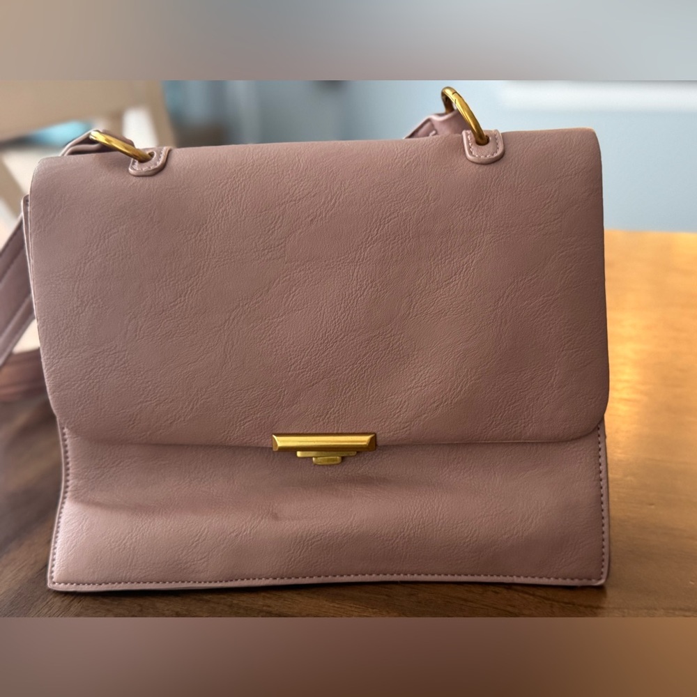 Mojito Pink Leather Vegan Shoulder Bag